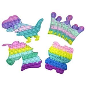 Pop-It Fidget Toy Bundle - 4 Sensory Toys
